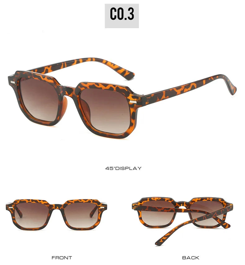 Men's Small Frame Sunglasses Can Customized Prescription Glasses Casual Blue Sunglasses For Travel And Driving