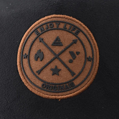Summer Mesh Baseball Cap Women Men ENJOY LIFE Letter Patch Snapback Hat Casual Breathable Unisex Street Hip Hop Trucker Caps