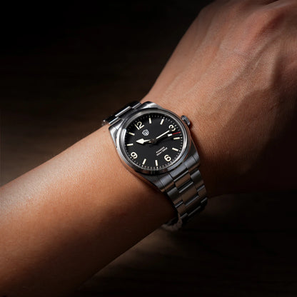 Watchdives WD1960S V2 36.5mm Men’s Quartz Watch VH31 Sweep-Seconds Movement  Sapphire Crystal BGW9/C3 Luminous  Watch for Men