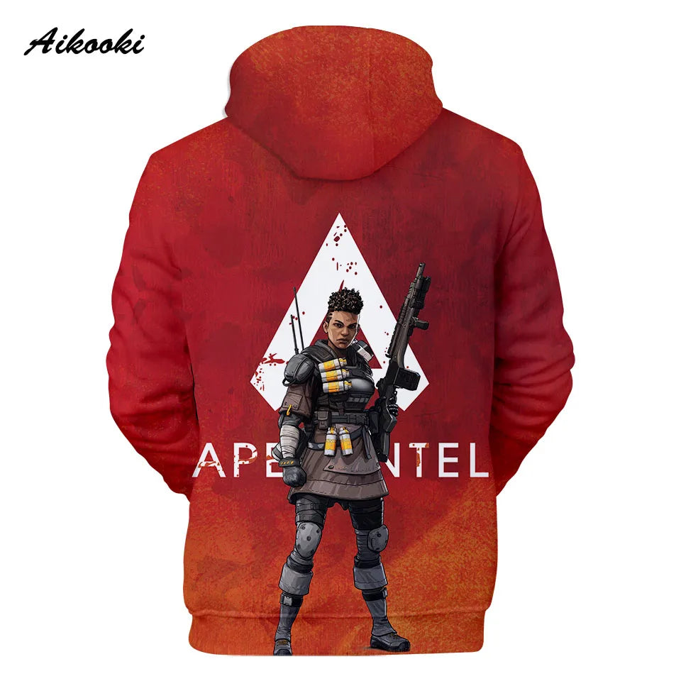 Personality 3D Printed Game Apex Legends Hoodies Sweatshirts Men Women High Quality Hoody Game Long Sleeve Plus Size Hoodies