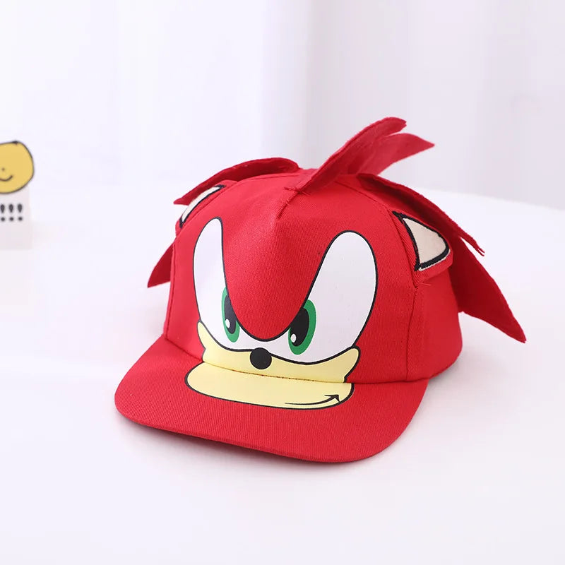 New Sonic The Hedgehog Shadow Sonic Mouse Hat Supertone Mouse High End Embroidery Sun Hat Kids Gifts Baseball Cap Fashion