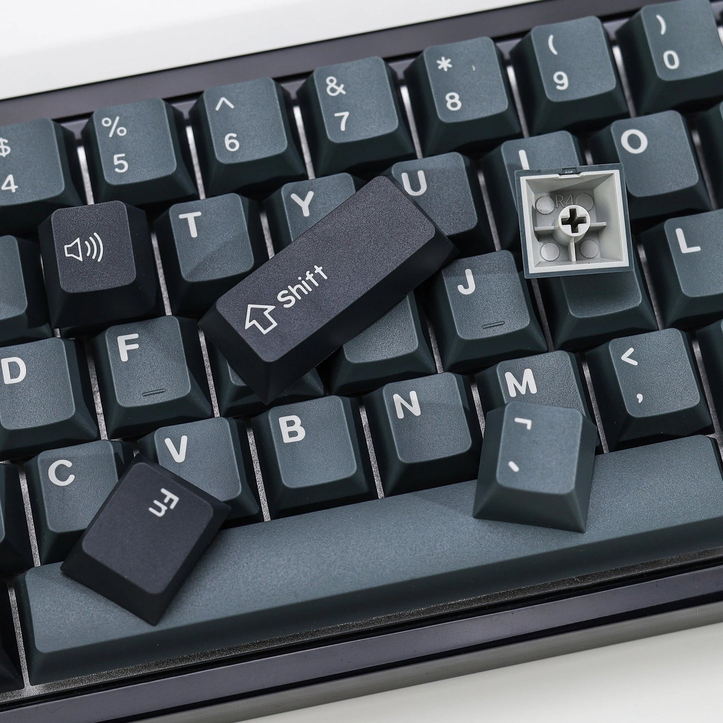 KBDiy 174 Keys/Set PBT GMK Apollo Keycap Double Shot Minimalist ISO Cherry Profile for Game Mechanical Keyboard Keycaps for MX