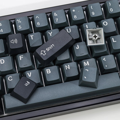 KBDiy 174 Keys/Set PBT GMK Apollo Keycap Double Shot Minimalist ISO Cherry Profile for Game Mechanical Keyboard Keycaps for MX