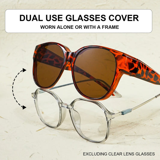 Fit Over Oversized Glasses Fashion Glasses, Perfect Daily Wear, Photo Props, and Gift for Birthday, Valentine's Day