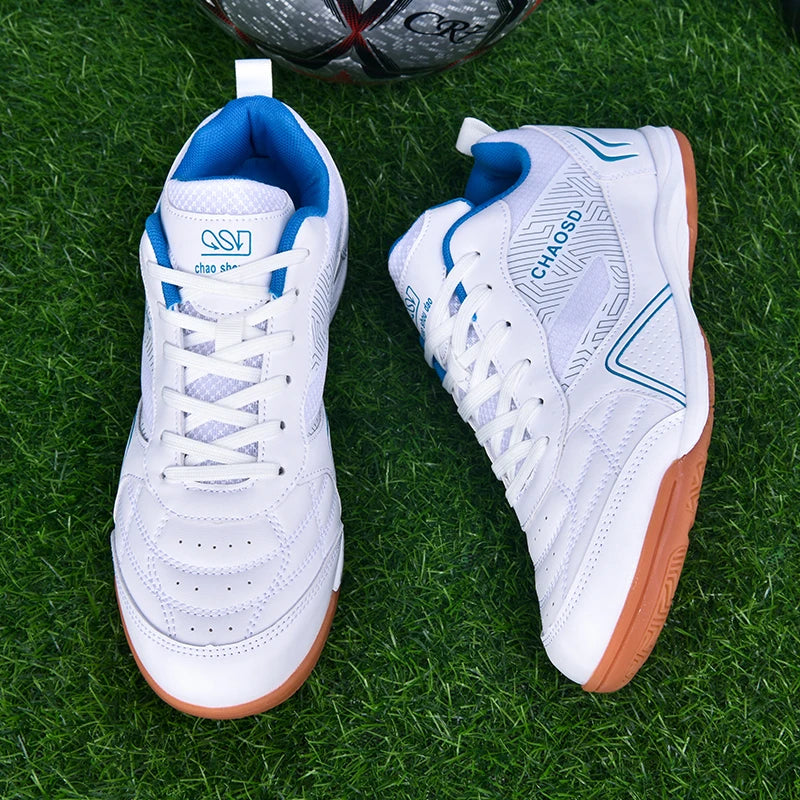 Crampons de football professionnels pour hommes, antidérapants, pour entraînement de Futsal, résistants à l'usure, ultralégers, pour l'extérieur et l'intérieur, baskets unisexes