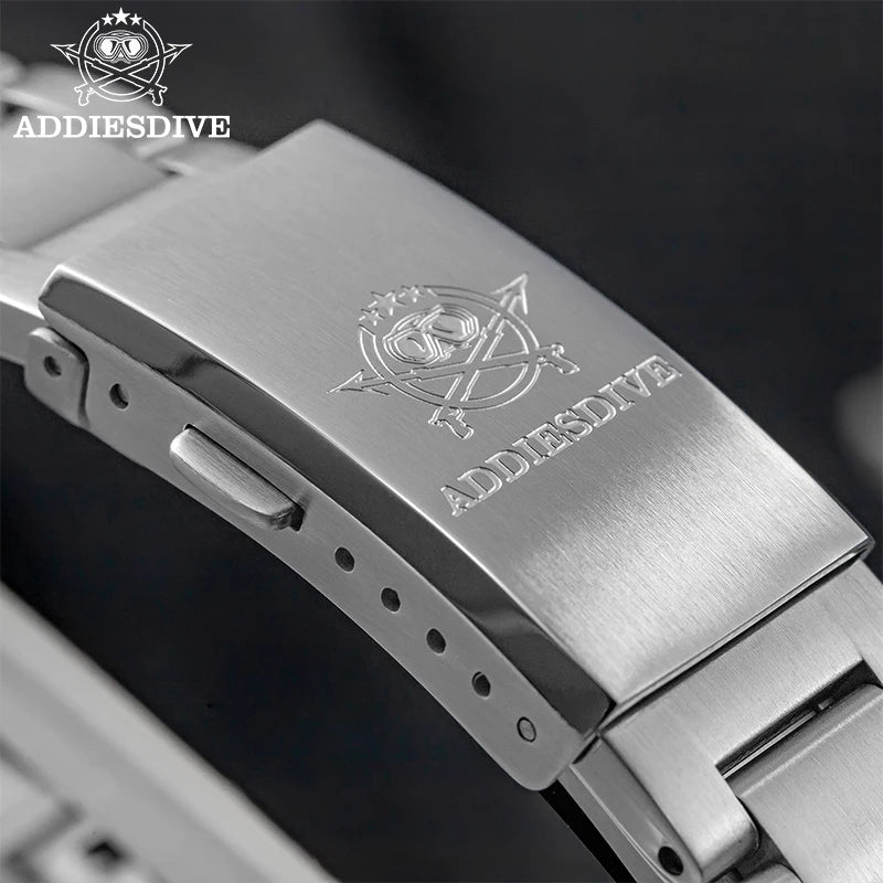 ADDIESDIVE 2026 New Men's Luxury Quartz Watch 100m Water Resistance Sapphire Crystal Japanese Movement BGW9 Blue Lume AD2521