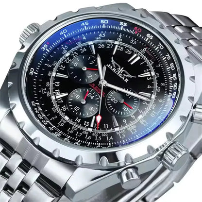 JARAGAR 212 Mechanisch automatisch herenhorloge, modieus, zakelijk, luxe, weekkalender, herenhorloge, premium cadeau, Reloj Hombre