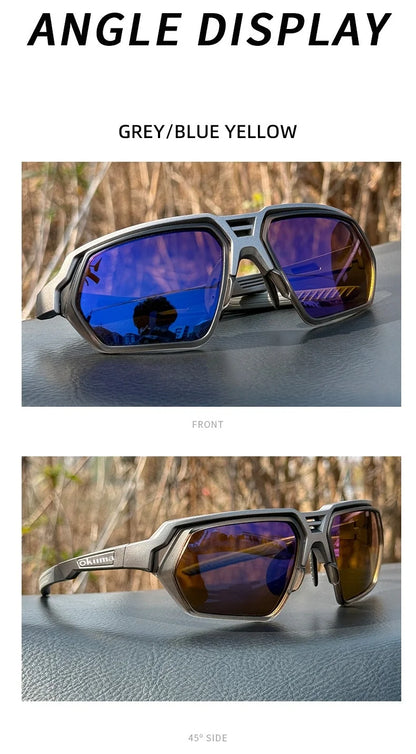 OKUMA New outdoor fishing fishing glasses for UV400 polarization to find fish, suitable for cycling, hiking and mountaineering.