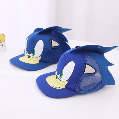 New Sonic The Hedgehog Shadow Sonic Mouse Hat Supertone Mouse High End Embroidery Sun Hat Kids Gifts Baseball Cap Fashion
