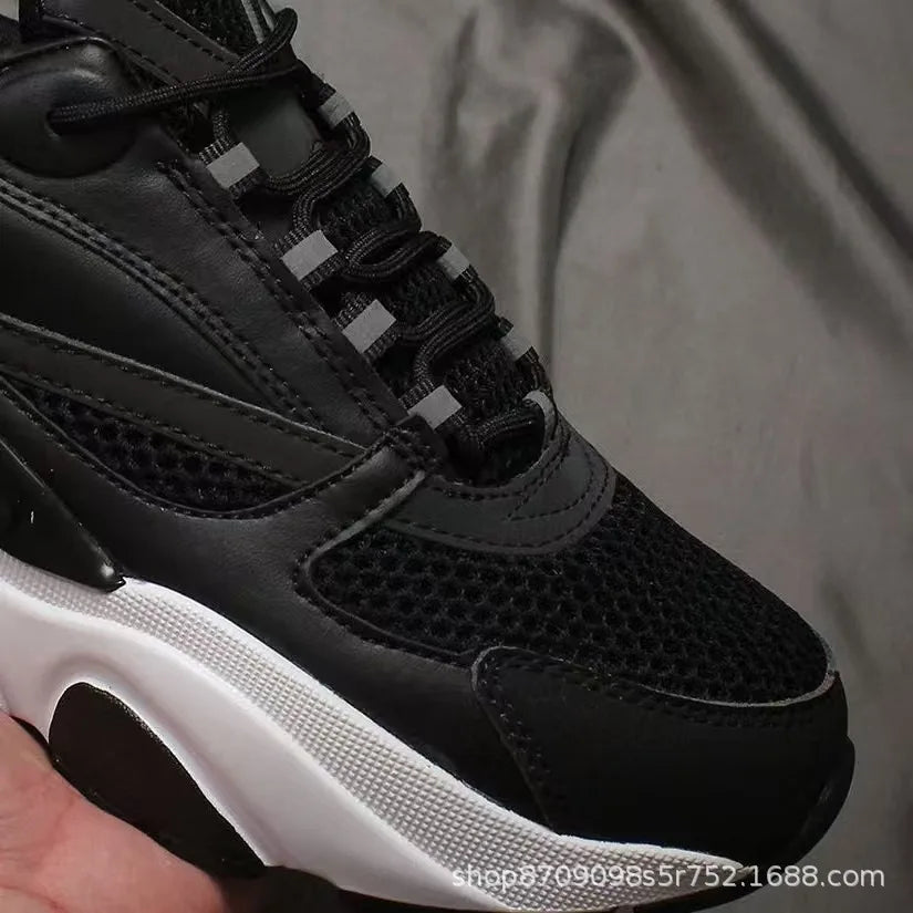 Retro Thick Bottom Dad Shoes Casual Running Sneakers Breathable Anti-slip Wear-resistant Spring Summer Autumn Winter Unisex