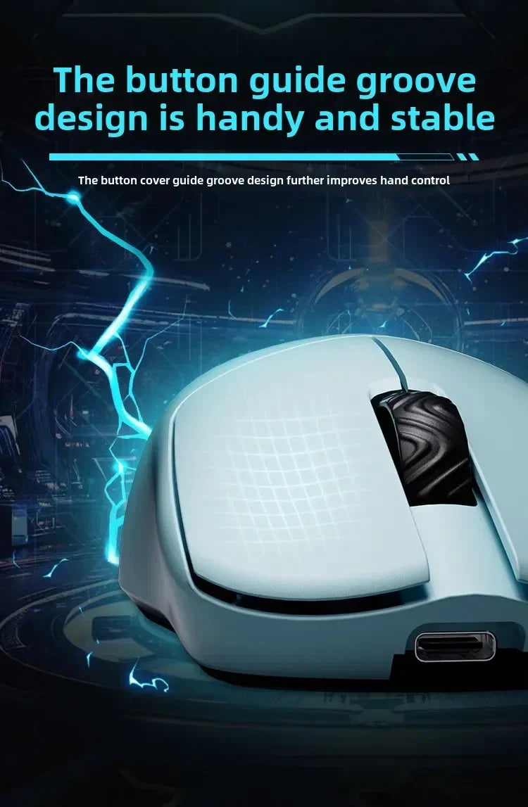 SCYROX V6 neporozna brezžična esports miška 40g 750IPS z 8k sprejemnikom, hitrim odzivom 3950, visoko kakovostjo 8KHz, gaming miška