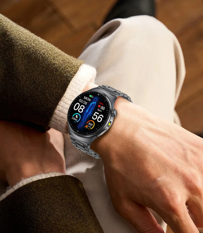 2026New AI-Diagnosis Care Smartwatch ECG+PPG Accurate Uric Acid Blood Pressure Body Fat Five organ Fitness Waterproof Smartwatch