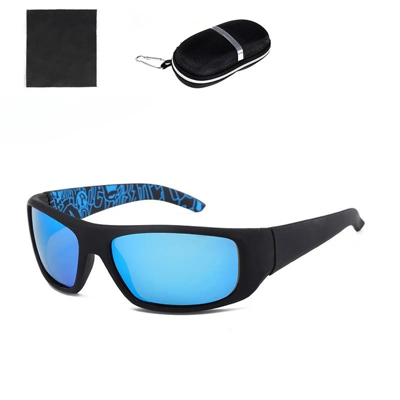 Designer Luxury Brand Polarized Sunglasses Men Protection Mountaineering Windproof Eyewear Driving Outdoor Sports Sun Glasses