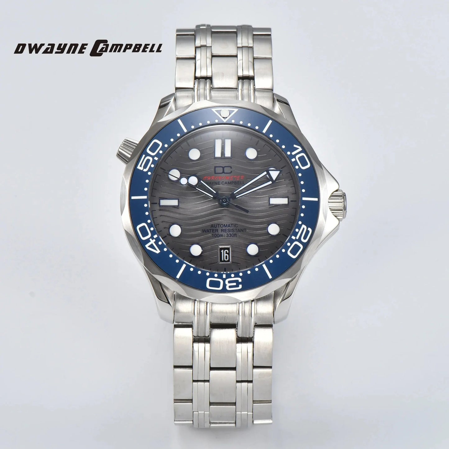 DWAYNE CAMPBELL Reloj mecánico automático de lujo para hombre NH35, bisel de cerámica, resistente al agua, reloj de pulsera clásico de negocios