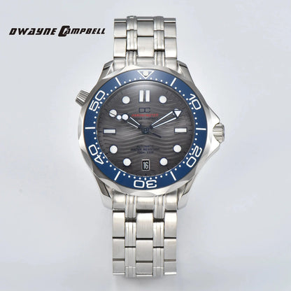 DWAYNE CAMPBELL Reloj mecánico automático de lujo para hombre NH35, bisel de cerámica, resistente al agua, reloj de pulsera clásico de negocios