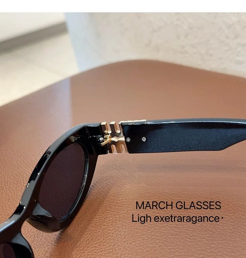 2026 New Fashion Oval Sunglasses Women Men Trendy Cool Sun Glasses Ladies Street Shot Retro Premium Eyewears Gafas De Sol UV400