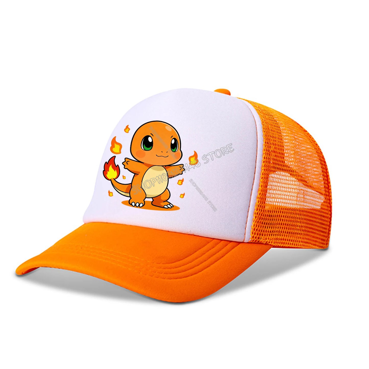 Pokemon Cartoon Baseball Cap for Kids Adult Pikachu Anime Mesh Cap Kawaii Partern Peaked Hat Summer Cap Fashion Accessories Gift