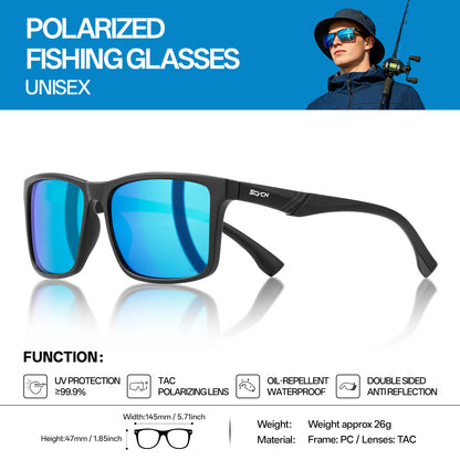 SCVCN New Polarized Water Sports Glasses Women Professional Surfing Boating Fishing Anti-glare Rafting Sailing UV400 Sunglasses