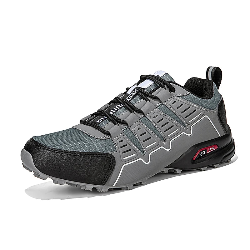 Men Waterproof Hiking Shoes Non-Slip Hunting Boots Outdoor Tactical Training Sports Shoes Men Walking Hiking Travel Shoes
