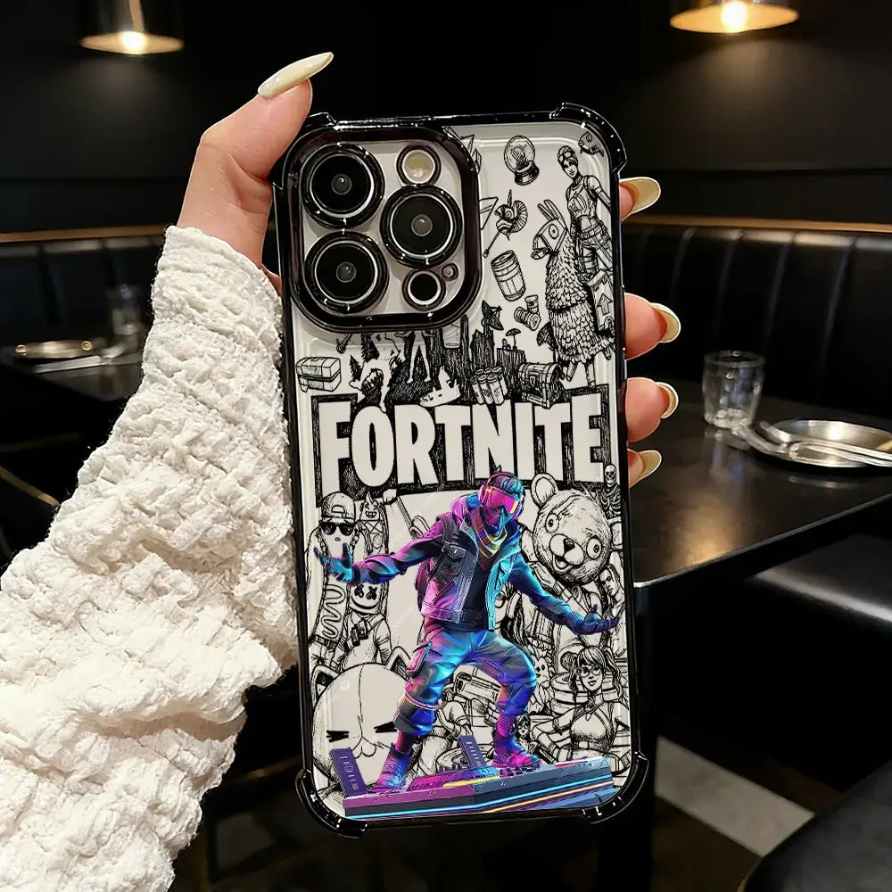 Popular Game FortniteS Plating Phone Case For Samsung A37 A57 A07 A36 A16 A35 A55 A25 A26 A05s A15 A54 A34 A24 A14 A05 A04 4G 5G