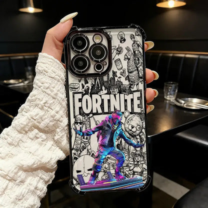 Popular Game FortniteS Plating Phone Case For Samsung A37 A57 A07 A36 A16 A35 A55 A25 A26 A05s A15 A54 A34 A24 A14 A05 A04 4G 5G