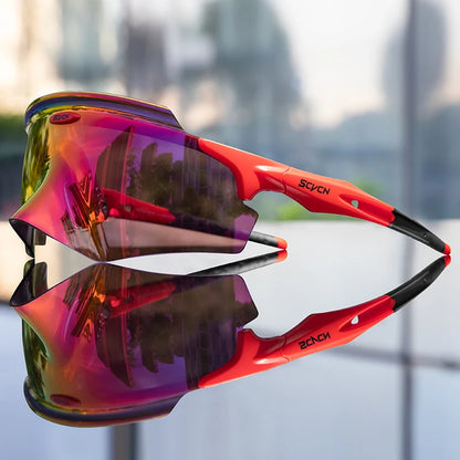 Scvcn Men's Cycling Glasses Outdoor Sport Runing Sunglasses Women MTB Bike Bicycle Goggles Road Riding Fishing Hiking Eyewear