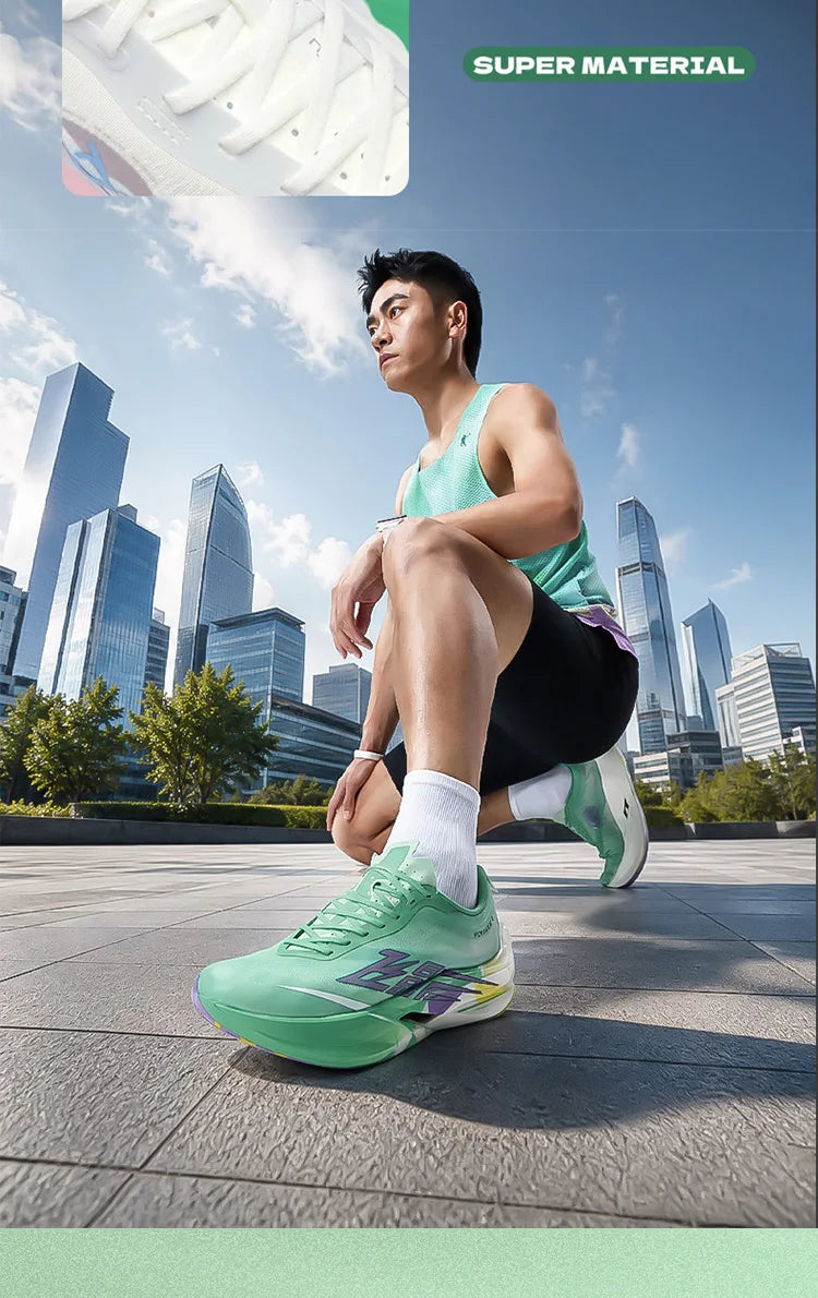 QIAODAN Feiying PB6.0 bėgimo bateliai su anglies plokštele vyrams, profesionalūs maratono bėgimo sportiniai bateliai, lengvi sportiniai bateliai QDB023263299