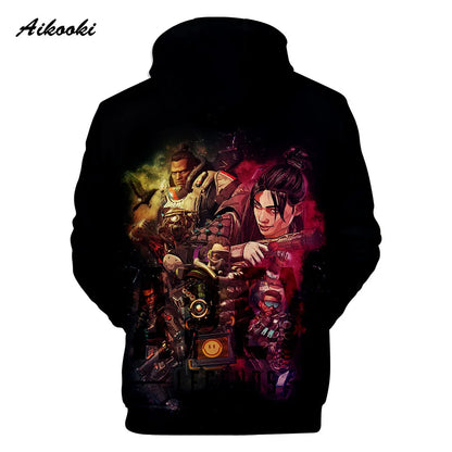 Personality 3D Printed Game Apex Legends Hoodies Sweatshirts Men Women High Quality Hoody Game Long Sleeve Plus Size Hoodies