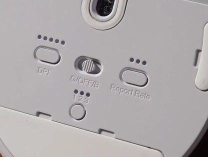 Keychron M5 trådløs ergonomisk optisk mus, 8K polling rate, 2.4GHz og Bluetooth, Type-C, 3950-sensor