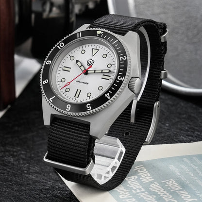 Watchdives WD1972 Men Watch VH31 Sweep Seconds Quartz Movement Sapphire  Stainless Steel Watches Waterproof Luminous Wristwatch