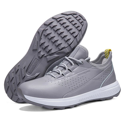 Zapatos deportivos de golf para hombre impermeables de cuero de alta calidad, zapatos deportivos para competición de golf, zapatos formales para campo de golf, zapatos de entrenamiento para hombre