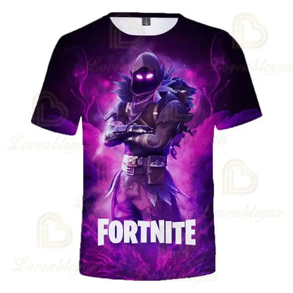 Fortnite Victory Kinderbekleidung für Jungen und Mädchen, Battle Royale 3D-Sweatshirt, Oberteile für Jungen und Mädchen, Kinder-T-Shirt, Hero-Teen-Tops