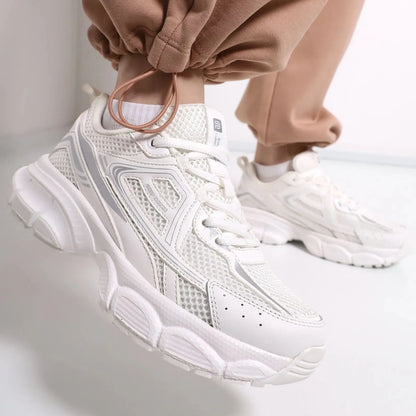 Chaussures de course pour femme Baasploa : baskets de jogging légères et tendance en mesh, antidérapantes, pour femme, d'extérieur, respirantes, colorées et décontractées