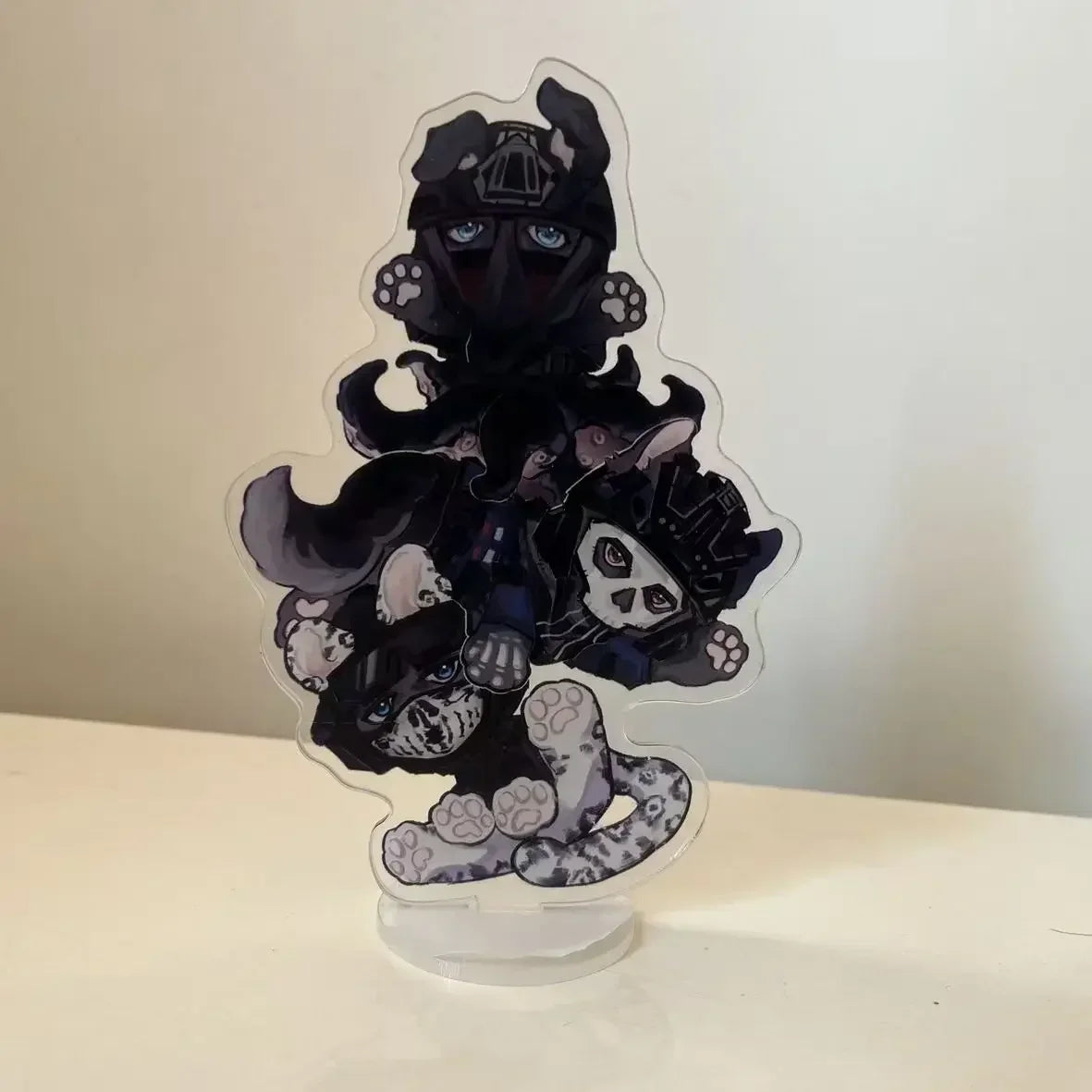New COD Call of Duty Ghost Konig Krueger Keegan Nikto Cosplay Acrylic Desktop Stand Figure Anime Collection Cartoon Decor Gift