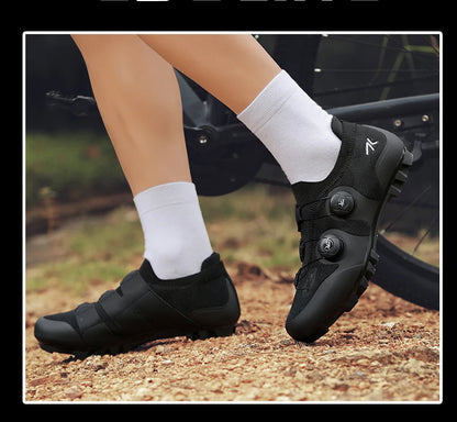 Men's MTB Cycling Shoes New Women's Pink Self-Locking Cleats Speed Road Bicycle Shoes Flat Trail Racing SPD Mountain Bike Sneakers