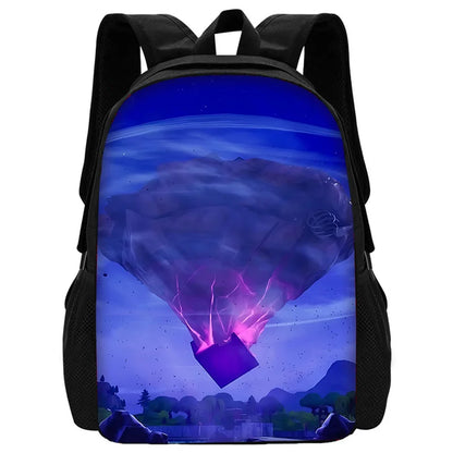 New Game FortniteS Child School Backpack With Shoulder Bag Pencil Bags School Bags for Boys Girls Best Gift