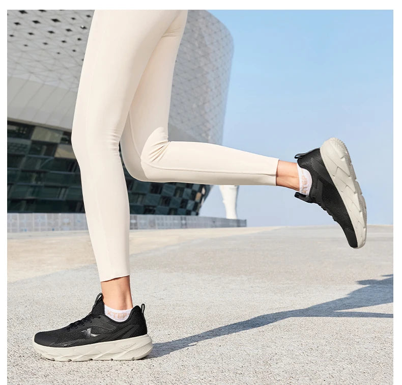 Xtep Light Joy 2 Women's Running Shoes 2025 Spring Shock-absorbing Non-slip Wear-resistant Lightweight Sport shoe 875118110015