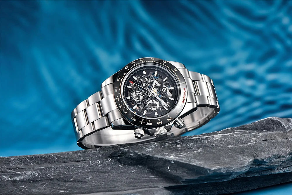 PAGANI DESIGN Men‘s Automatic Mechanical Watch Stainless Steel Waterproof Sport 10Bar Luxury Casual Watch for Men Reloj Hombre