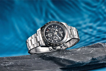 PAGANI DESIGN Men‘s Automatic Mechanical Watch Stainless Steel Waterproof Sport 10Bar Luxury Casual Watch for Men Reloj Hombre