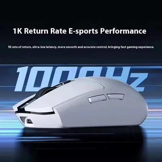 MCHOSE G3 V2 Pro brezžična gaming miška s tremi načini povezave, Bluetooth, 800mAh, polnilna, lahka, prilagojena ergonomija, e-športna miška