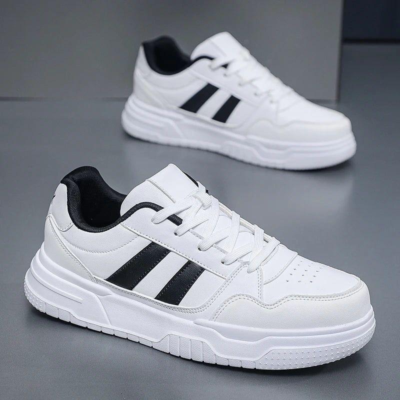 Plus Big Size 50 51 52 Mens Leather Sneakers Casual Sports Shoes Flat Skateboard Shoes For Dropshipping