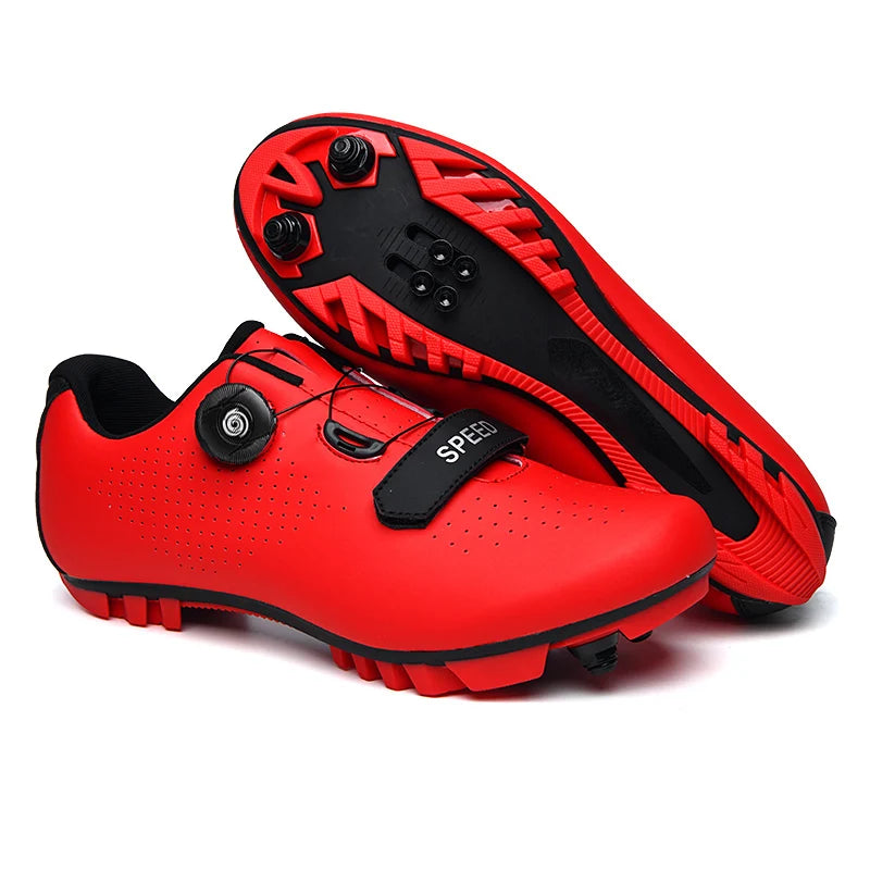 Unisexové MTB topánky Zapatillas Ciclismo MTB – pánske cyklistické bežecké topánky, pánske topánky s hrotmi na horské bicykle, dámske cyklistické topánky