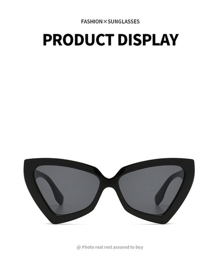 New Vintage Triangle Polygon Sunglasses Women Men Vintage Glasses Retro Cat Eye Sun Glasses Female Male Eyewear Eye Glasses