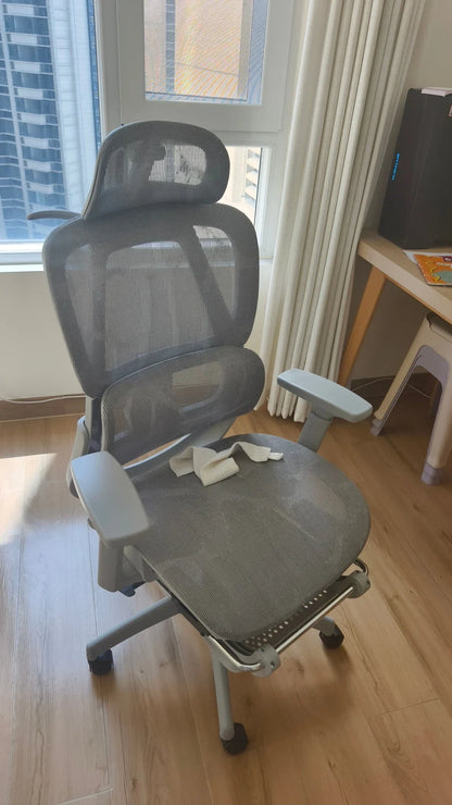 Ergonomic Gaming Chair Office Desk Chair with 3D Headrest, Adjustable Armrests, Lumbar Support, Reclining Computer Chair with Footrest