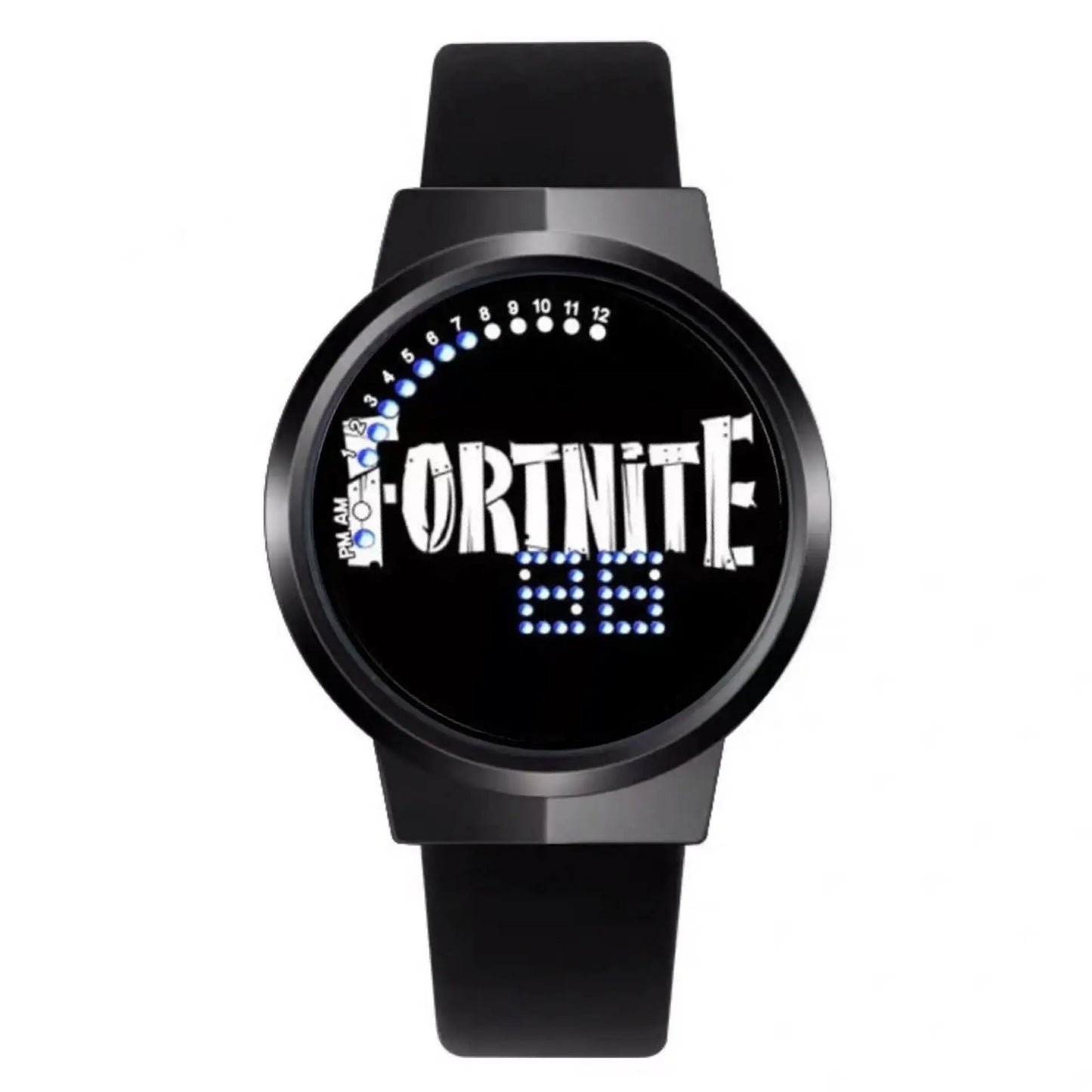 Fortnite часовник със сладък моден Cartoon дизайн, персонализиран Kawaii LED сензорен нощен часовник, ученически електронен часовник, подарък за приятели