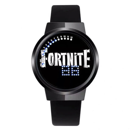 Fortnite часовник със сладък моден Cartoon дизайн, персонализиран Kawaii LED сензорен нощен часовник, ученически електронен часовник, подарък за приятели