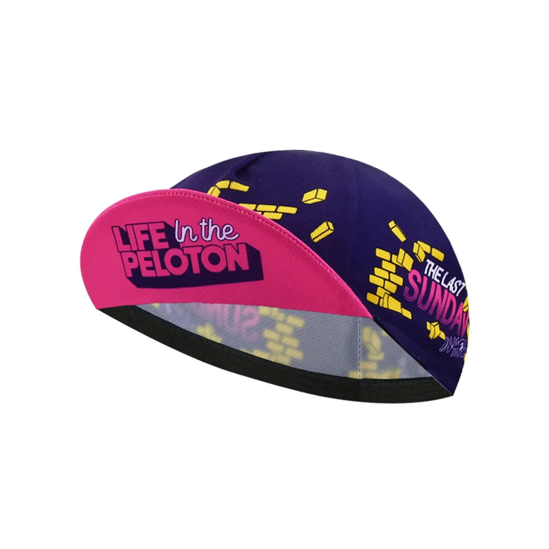 Cool style Cycling Caps Summer Breathable Sports Bicycle Hats Quick Dry Polyester Black Blue Bike Hats Classical Retro Runing