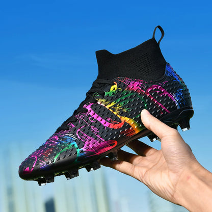 Chaussures de football de compétition à crampons, confortables, respirantes, pour l'entraînement et les matchs, une paire, tailles 31-46