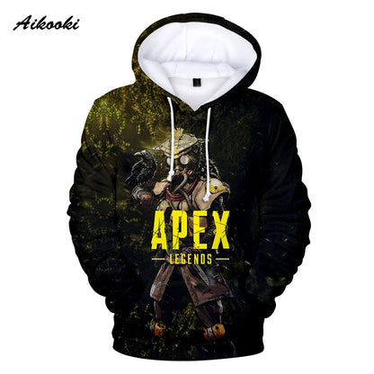Personality 3D Printed Game Apex Legends Hoodies Sweatshirts Men Women High Quality Hoody Game Long Sleeve Plus Size Hoodies