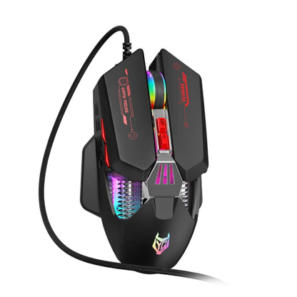 1K Hz Gaming Mouse Wired APAYADO T4 RGB Mouse with Ultra-light Cord 60IPS,12800DPI for Laptop/Computer